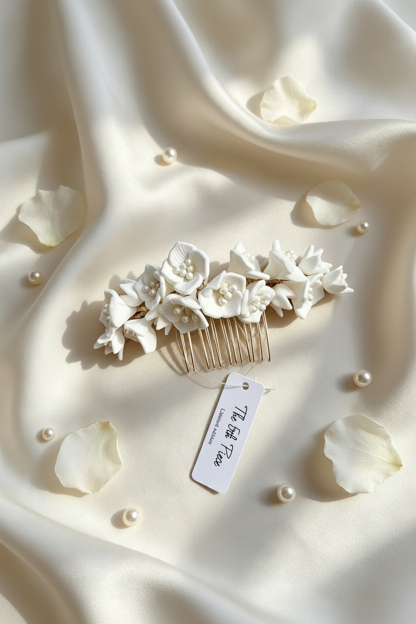 Pearl Blossom Bridal Hair Comb — Limited Edition