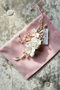 5. Petals & Pearls Bridal Hair Comb ✨ FREE GIFT — Limited Stock!