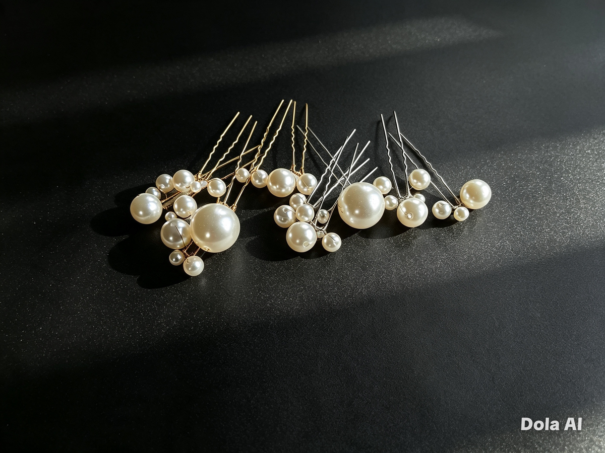 Luxury Pearl Hair Pins — Set of 3 • Limited Edition ✨ FREE GIFT