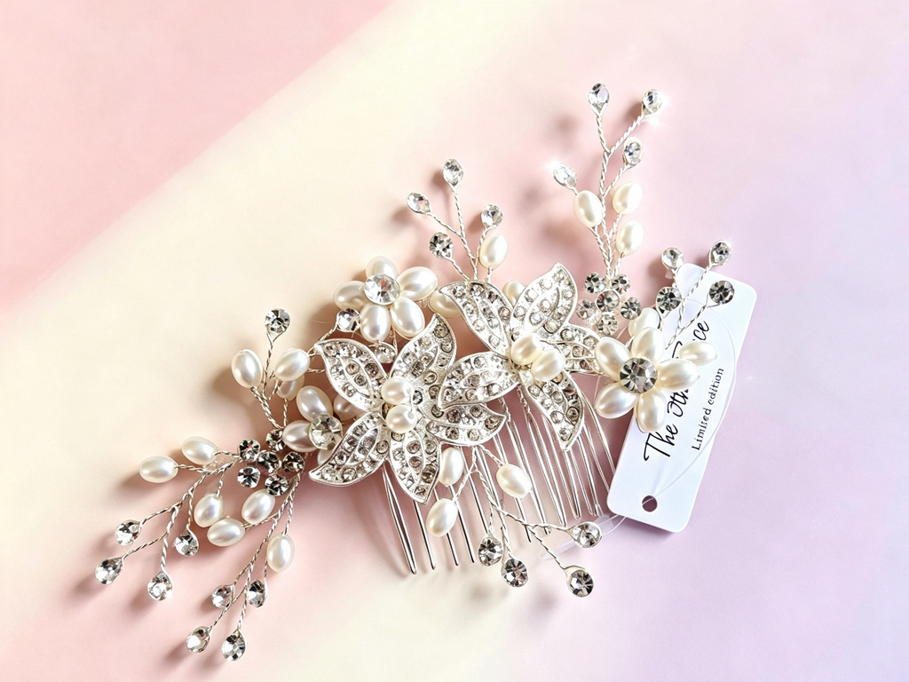 ✨ ENCHANTED CRYSTAL ORCHID COMB