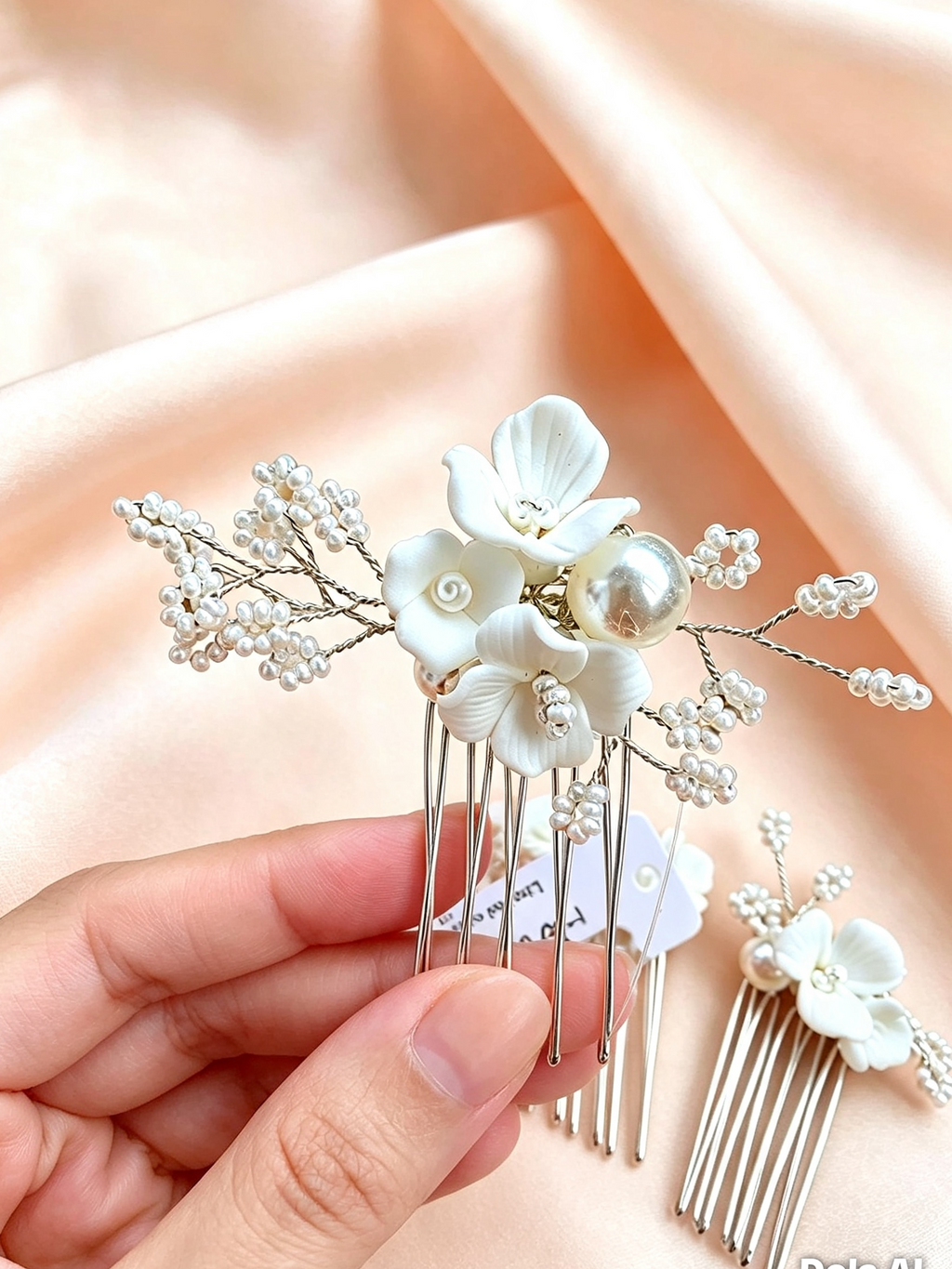 Bridal Pearl Floral Hair Set — Luxury Limited Edition