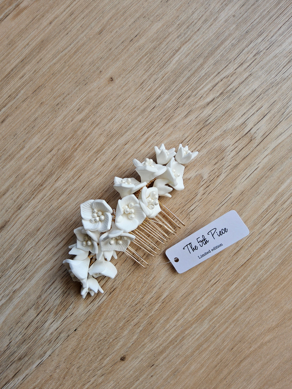 Pearl Blossom Bridal Hair Comb — Limited Edition