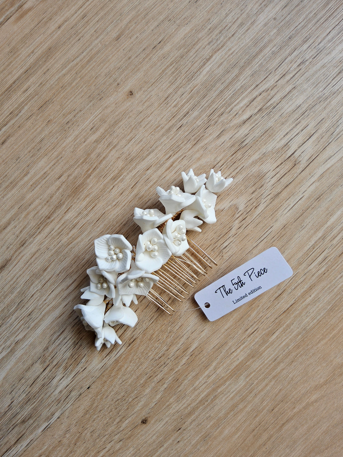 Pearl Blossom Bridal Hair Comb — Limited Edition