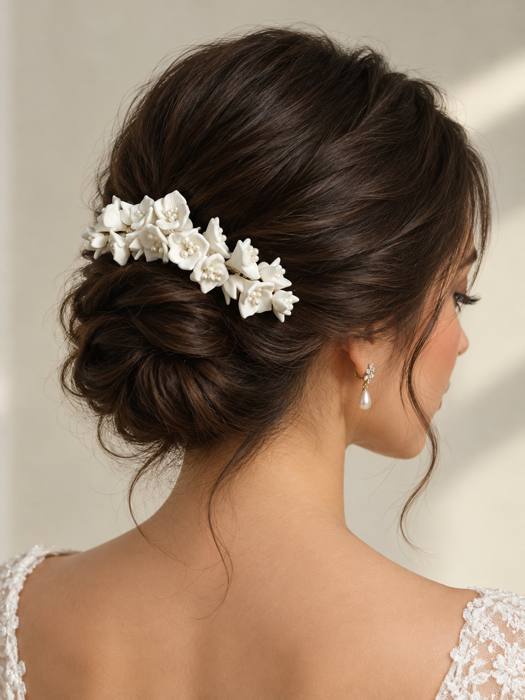 Pearl Blossom Bridal Hair Comb — Limited Edition